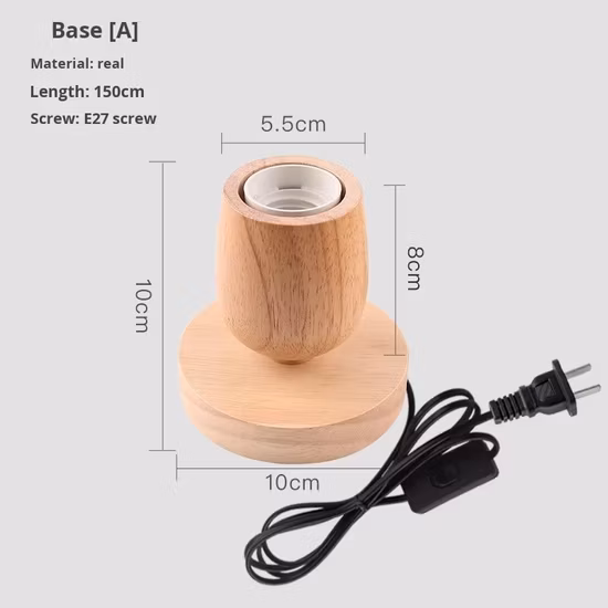 손잡이 케이크 토퍼가 있는 검은색 나무 베이스